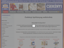 Tablet Screenshot of csekenyi.hu